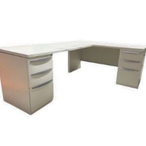 Furniture Connection double pedestal return desk