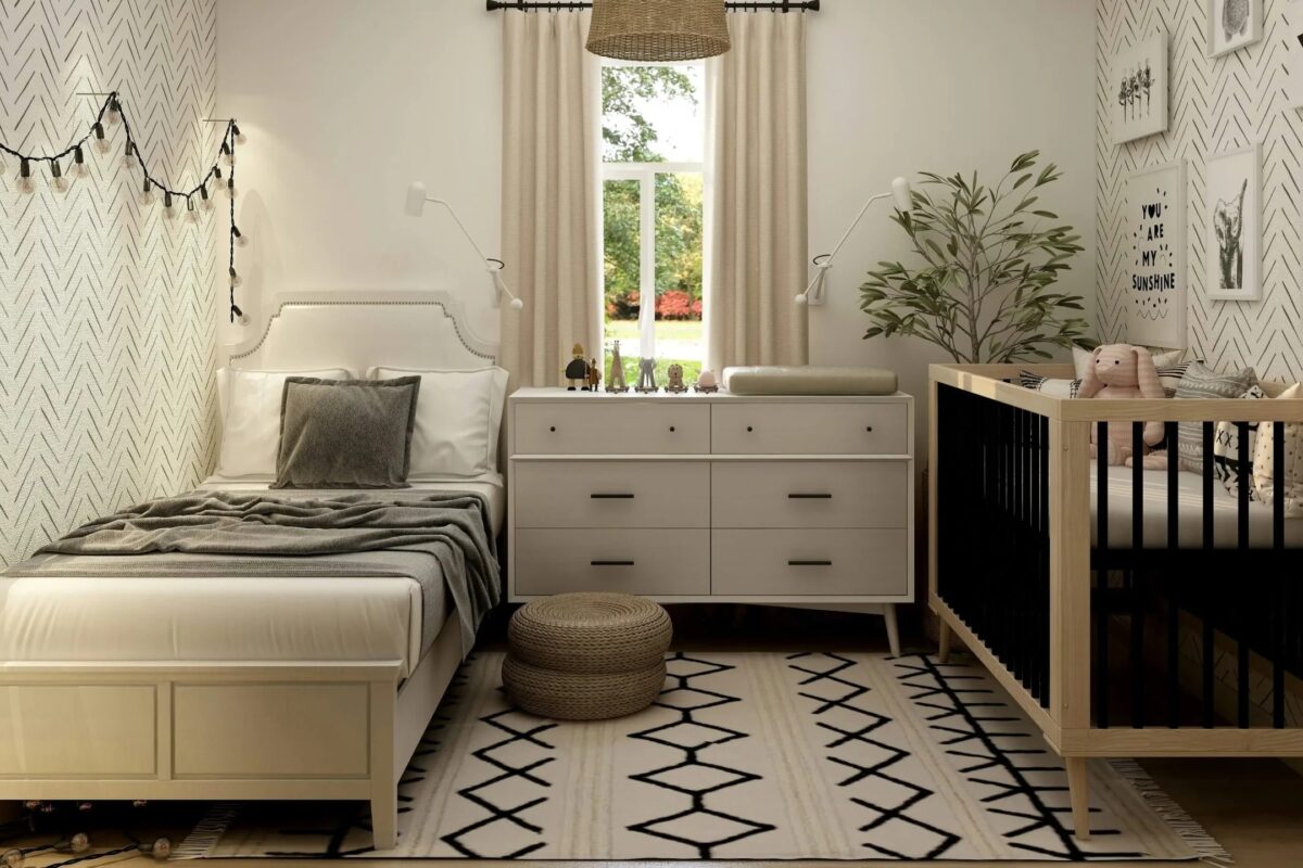Bedroom transitioning from nursery to bedroom Furniture Connection Children's bedroom furniture rentals